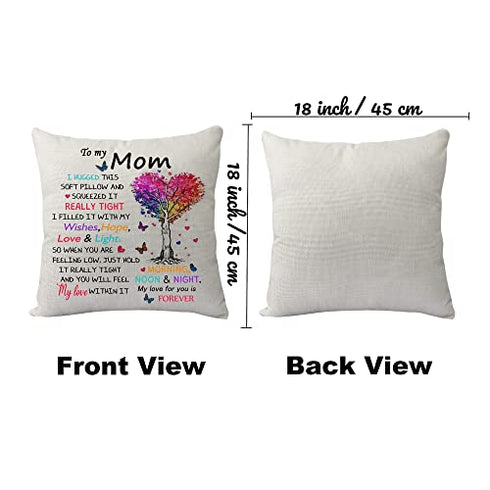 Mother Pillowcase Gift,Funny Mother's Day Mommy Mama Nana Mom Pillow